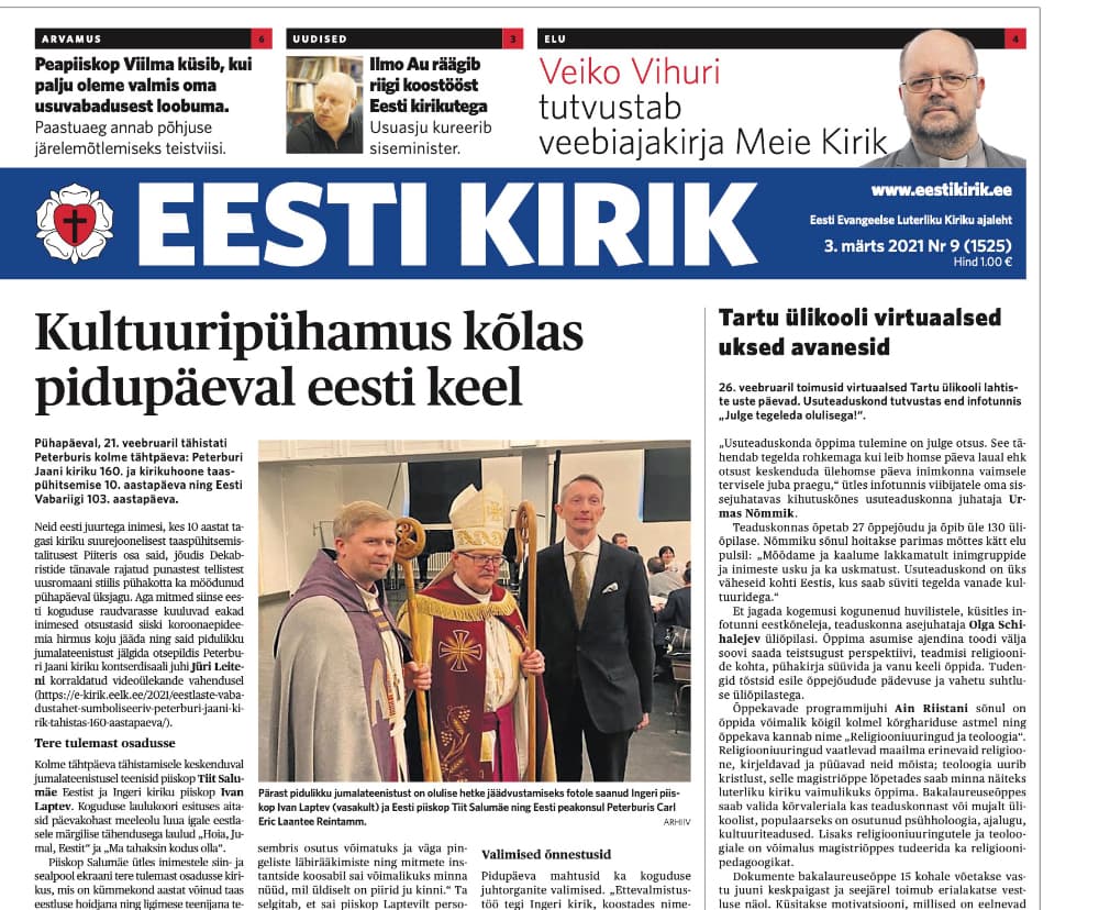 Eesti Kirik 03.03.2021