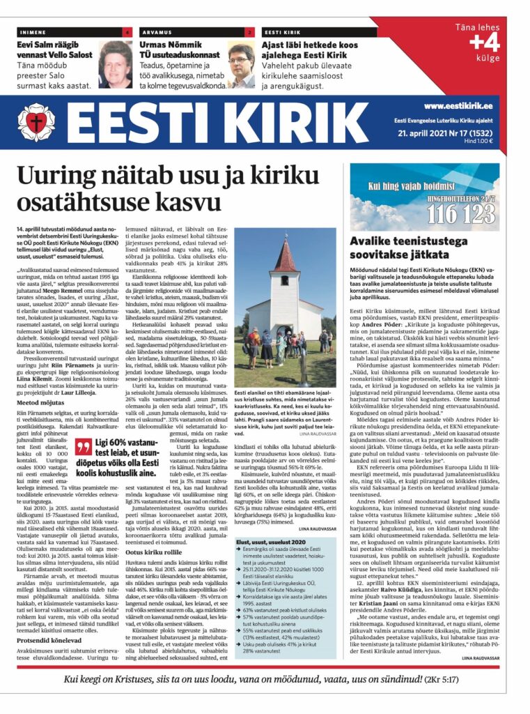 Eesti Kirik 21.04.2021