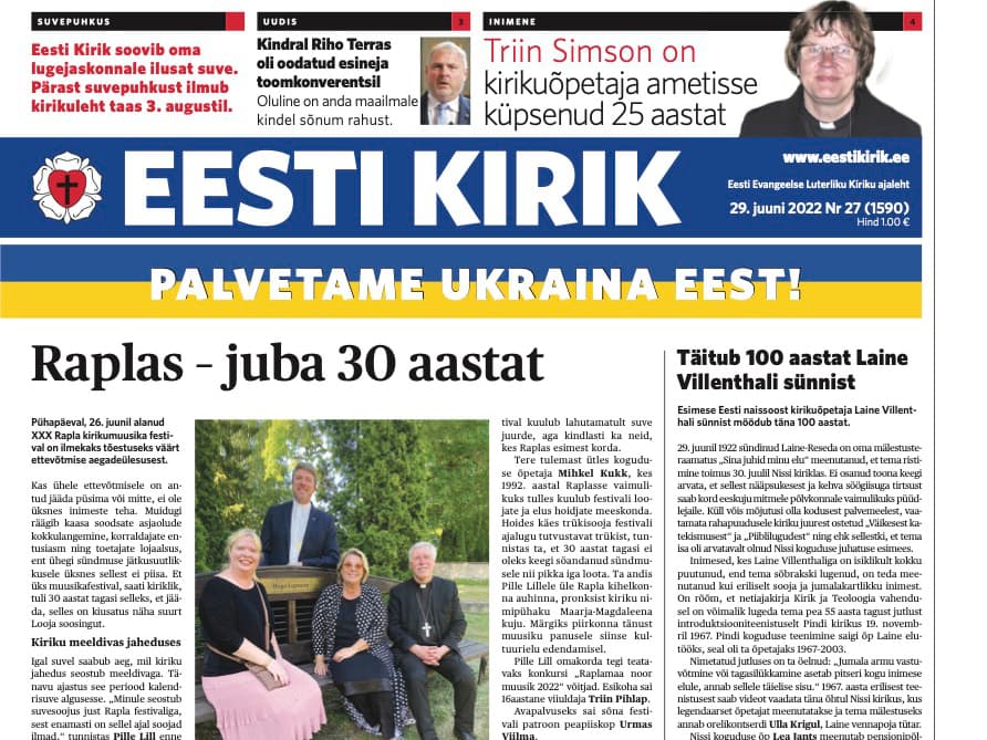 Eesti Kirik 29.06.2022