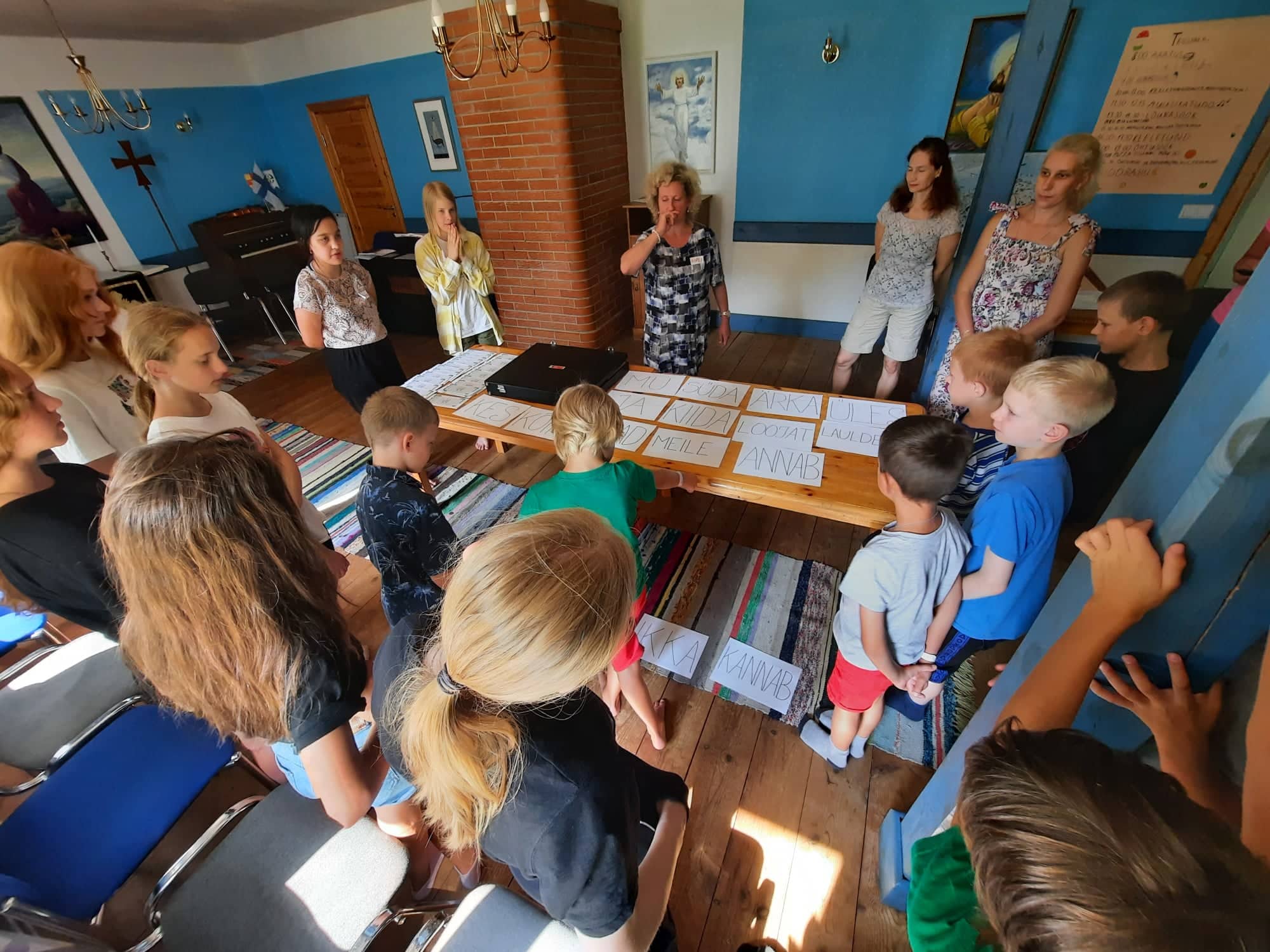 Tallinna Jaani kogudus korraldas ukraina lastele Saaremaal keelekümblusnädala