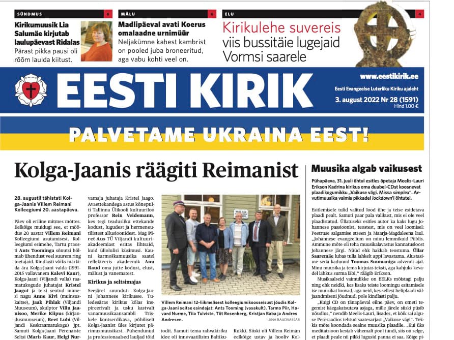 Eesti Kirik 03.08.2022