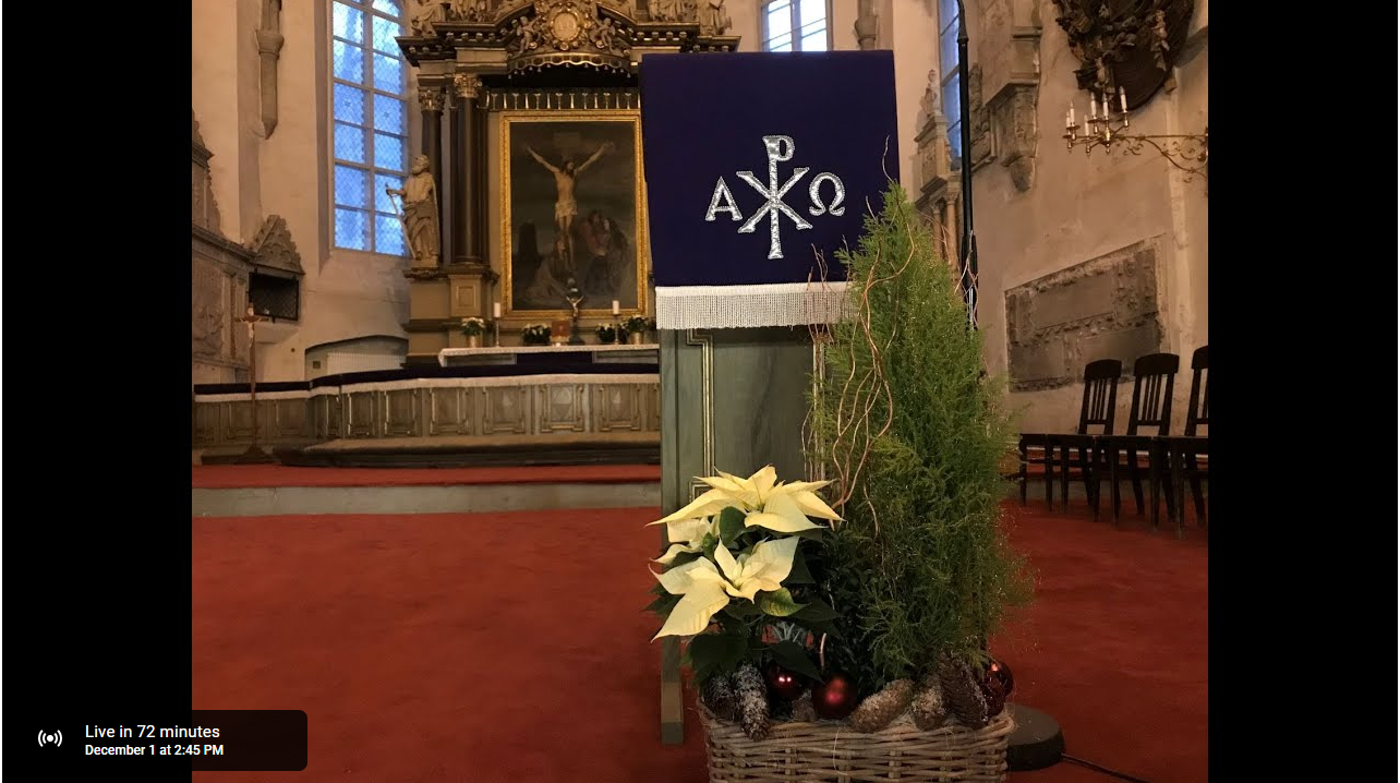 Tallinna Piiskoplikus Toomkirikus toimuvat kontsertmõtisklust saab vaadata otseülekandena