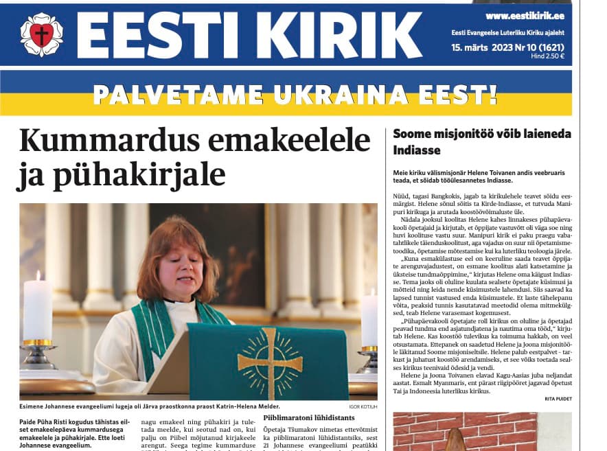 Eesti Kirik 15.03.2023
