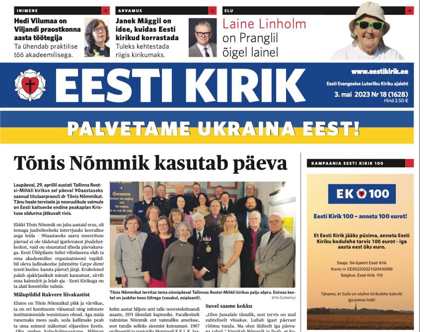 Eesti Kirik 3. mail 2023