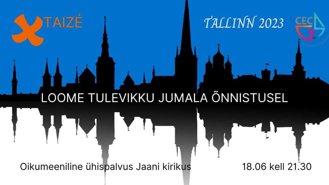 Juba täna! Oikumeeniline ühispalvus Tallinna Jaani kirikus Taizé lauludega