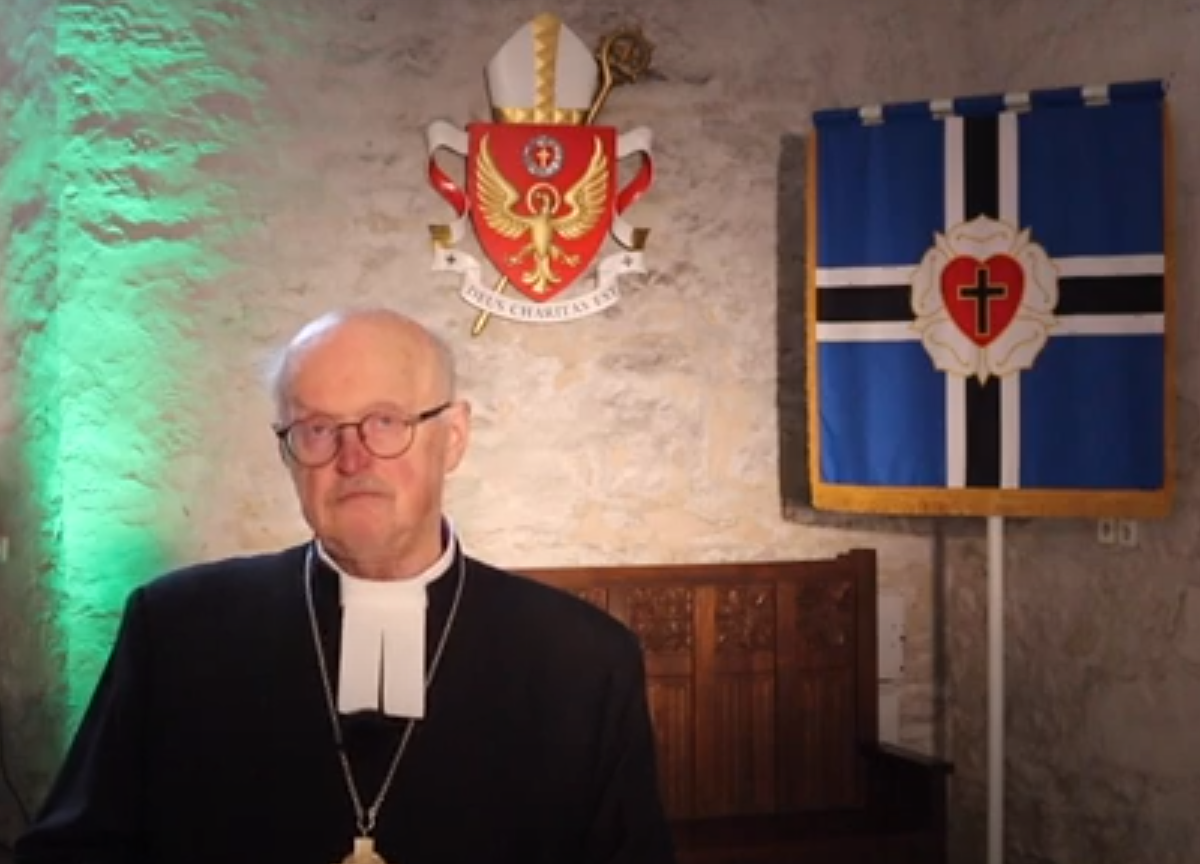 Piiskop Tiit Salumäe videotervitus Ingeri kirikukogule