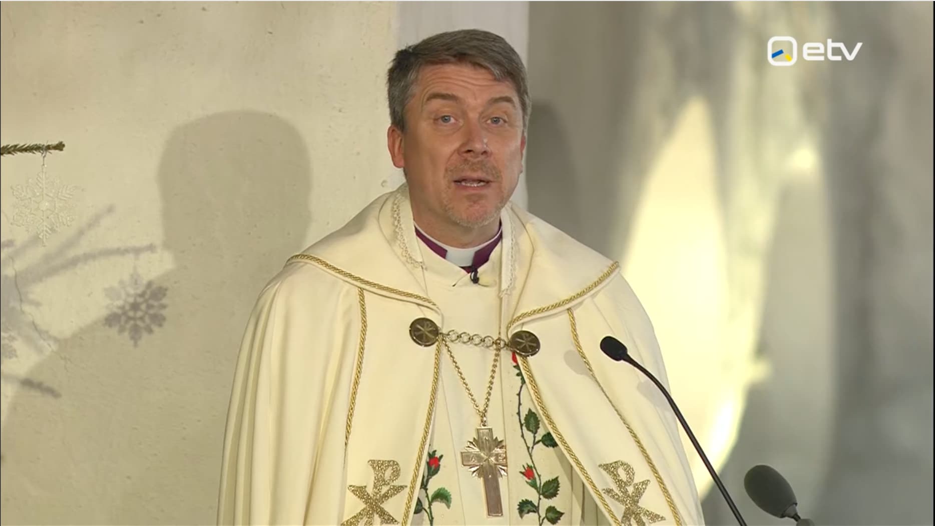 Peapiiskop Urmas Viilma jutlus jõuluõhtu jumalateenistusel Viljandi Jaani kirikus 24. detsembril 2023