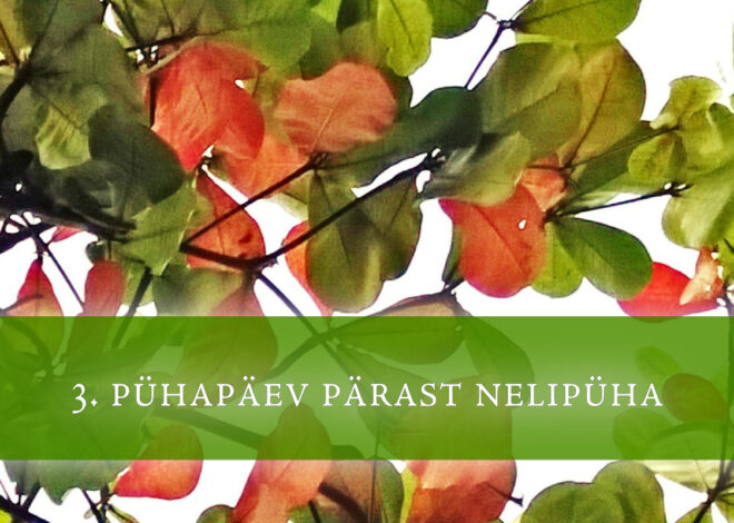 3. pühapäev pärast nelipüha