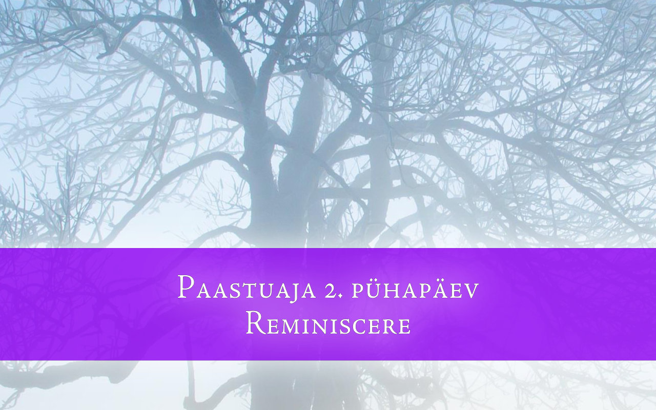 Paastuaja 2. pühapäev (Reminiscere)