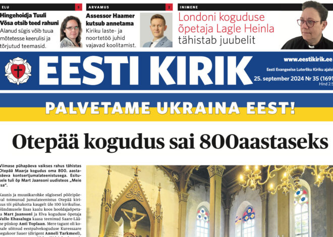 Eesti Kirik 25.09.2024