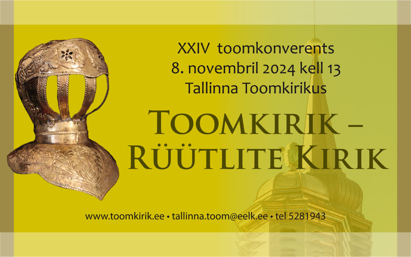 Reedel toimub XXIV toomkonverents