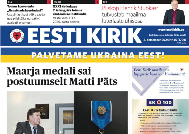 Eesti Kirik 04.12.2024