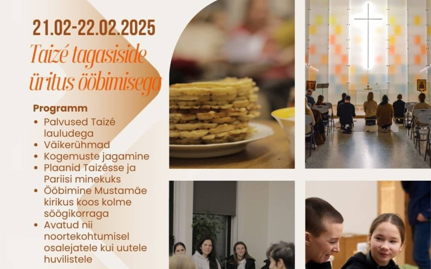 Taizé-Tallinn – Vaatame tagasi ja tulevikku 