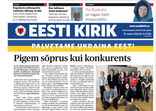 Eesti Kirik 19.03.2025