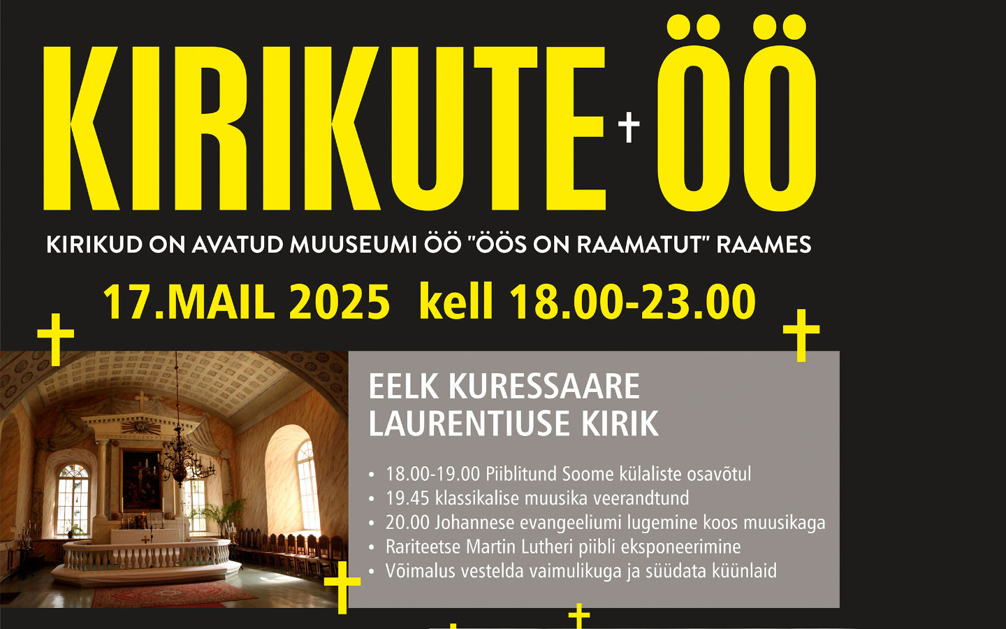 Muuseumiööd teemal „Öös on raamatut” tähistatakse ka Lääne- ja Saaremaal