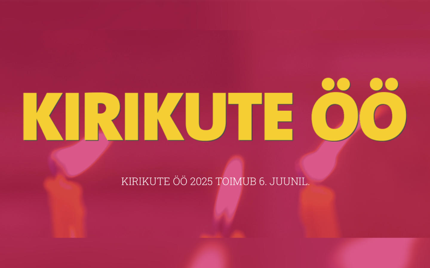 Kirikute ÖÖ tuleb taas!