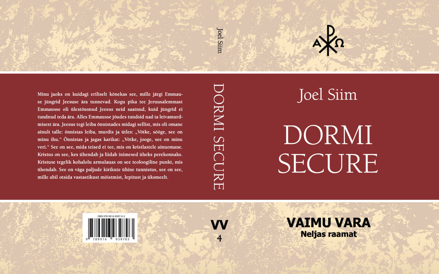 Vaimu Vara sarjas ilmub õpetaja Joel Siimu jutlustekogu „Dormi Secure“