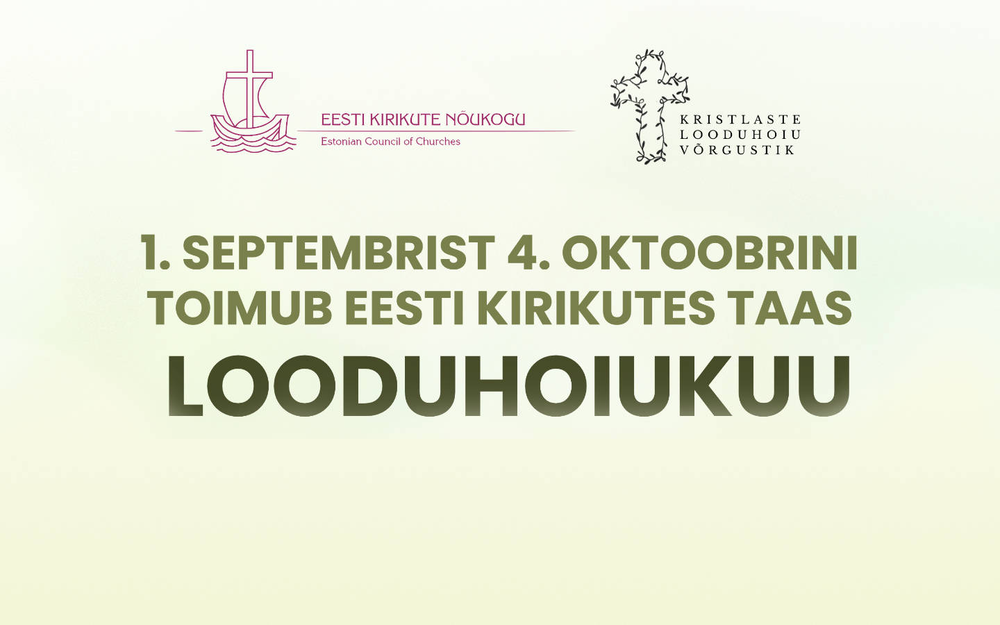 Eesti kirikud tähistavad taas looduhoiukuud, fookuses on praktilised teod ja palve loodu heaks