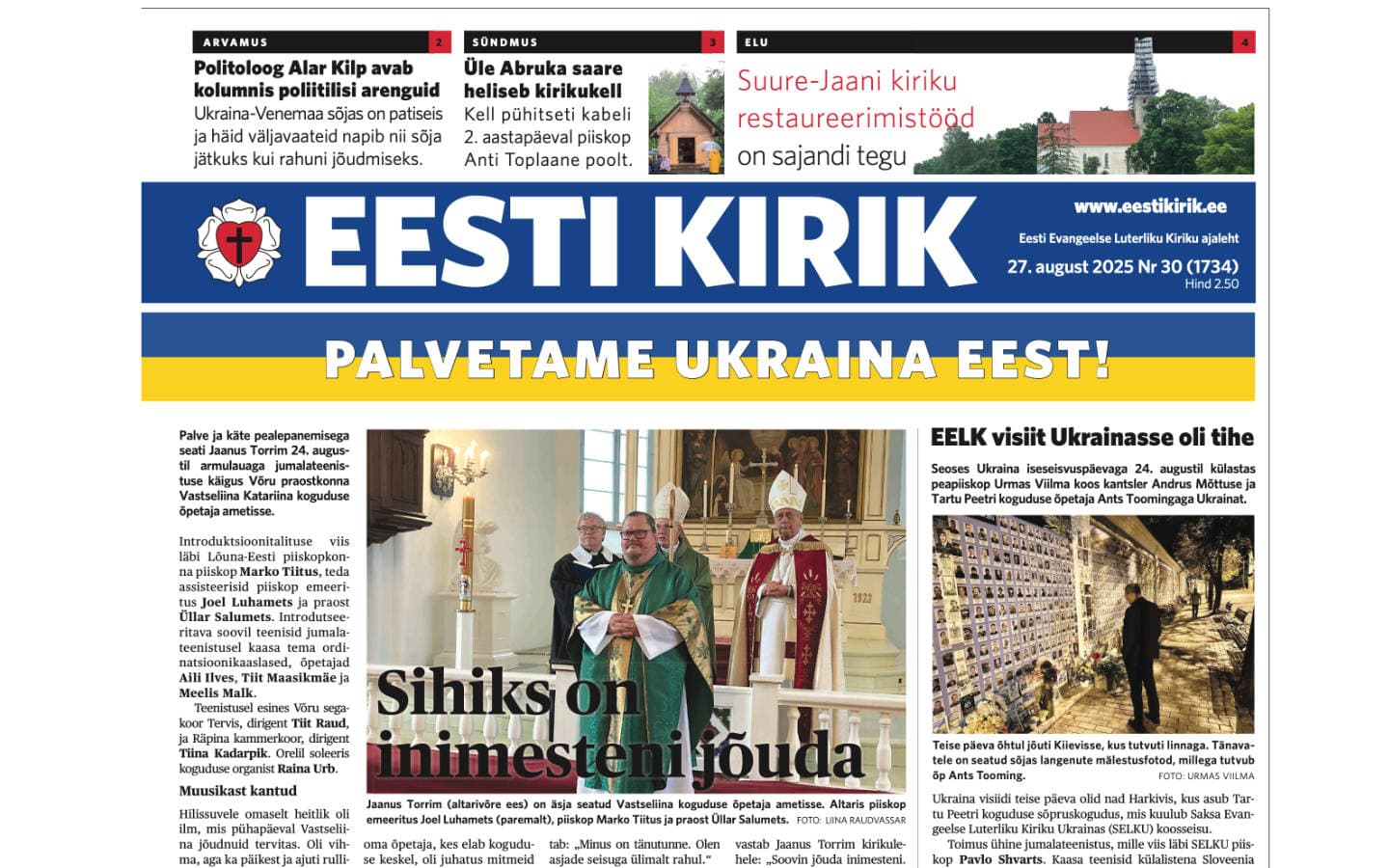 Eesti Kirik 27.08.2025