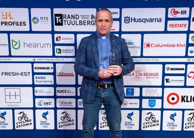 EELK kantsler Andrus Mõttus pälvis tunnustuse Eesti parima rattasportlasena omas vanuseklassis