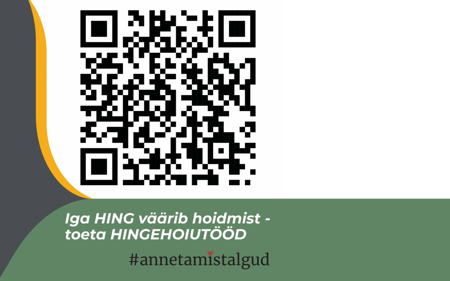 Annetamistalgute raames vajab toetust ka Hingehoiukeskus