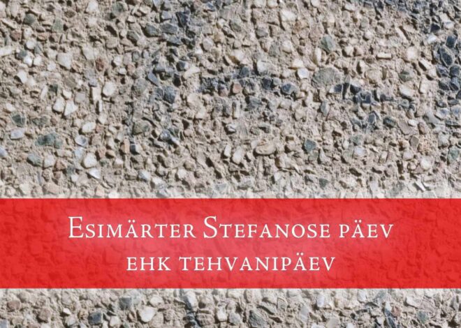 Teine jõulupüha toob meie ette ka esimese kristliku märtri Stefanose