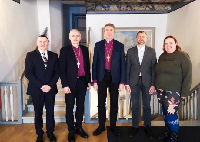 Juhatuse esimeeste konverentsi uus juhatus kohtus peapiiskopi ja piiskopiga: sihiks tugevam koostöö koguduste juhtide vahel