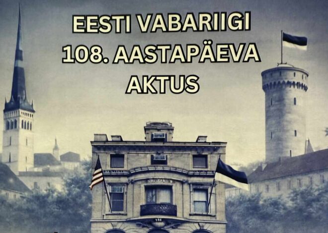 New Yorgis tähistati Eesti Vabariigi 108. aastapäeva südamliku kogunemisega