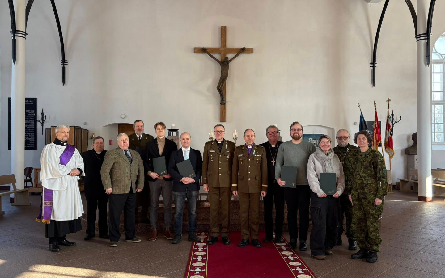 Seitse õppurit lõpetasid Kaitseväe ja Kaitseliidu kaplanite kursuse