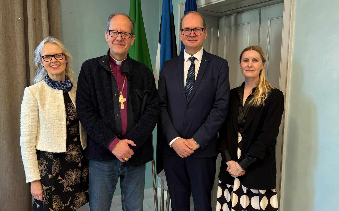 Piiskop Ove Sander külastas vastlapäeval koos abikaasa Liinaga Eesti Suursaatkonda Roomas