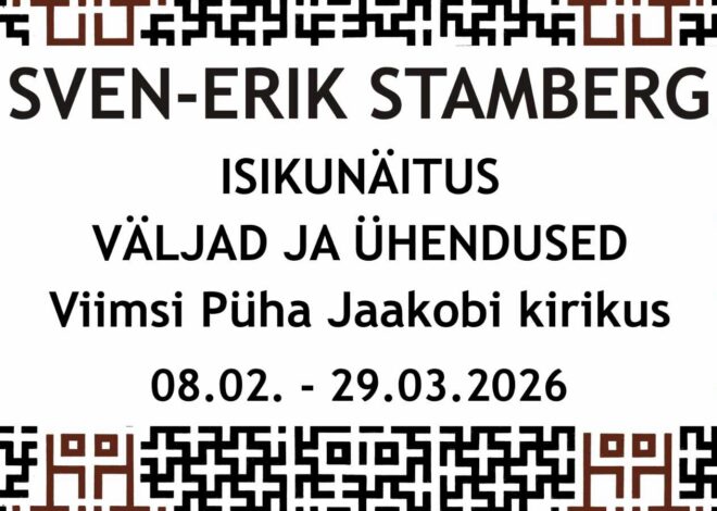 „Väljad ja ühendused“: Sven-Erik Stamberg toob Viimsi kirikusse risti- ja vööornamendi visuaalsed rännakud