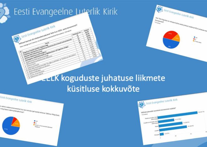 Küsitlus kaardistas koguduste juhatuste ootused sügisesele konverentsile