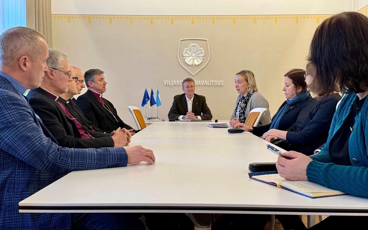 Kirikuvalitsuse ja Viljandi linnajuhtide kohtumisel kõneldi koostööst ning kriisiolukordadeks valmisolekust