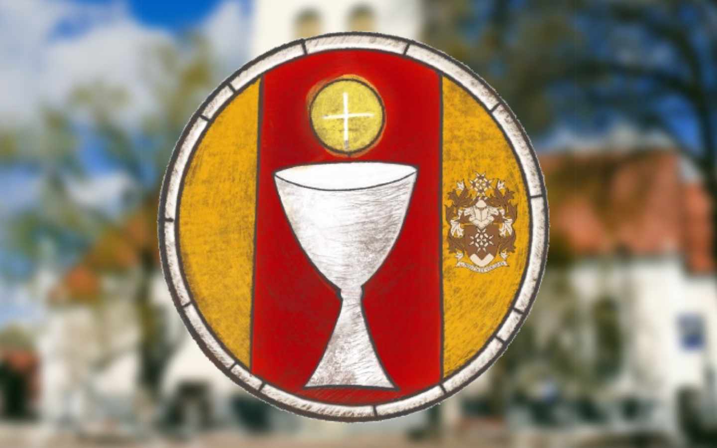 Paide Püha Risti kirikule kingiti armulaua sümboolikaga vitraaž