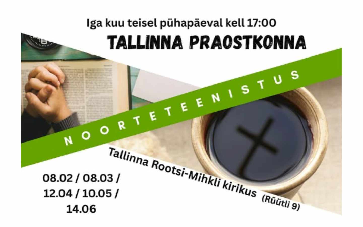 Tallinna praostkonna noorteteenistused koguvad jõudu: järgmine kohtumine toimub 8. märtsil Rootsi-Mihkli kirikus