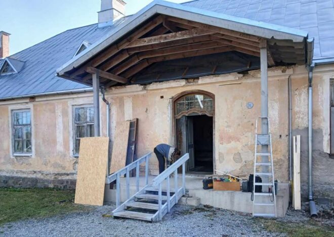 Annetajate ja toetuse abil saab Juuru pastoraadi peauks uue elu