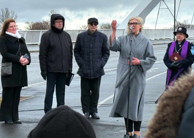 Pärnu linnapäeval õnnistati Rääma sild ühenduse ja lepituse märgina