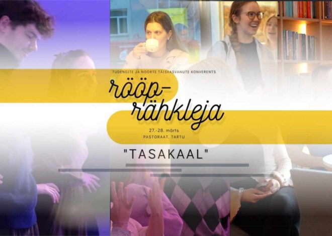 Tartu Pastoraadis toimus taas noortele suunatud Rööprähkleja konverents