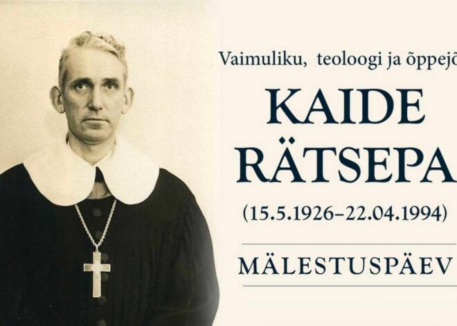 Kaarli koguduses tähistatakse teoloog Kaide Rätsepa 100. sünniaastapäeva