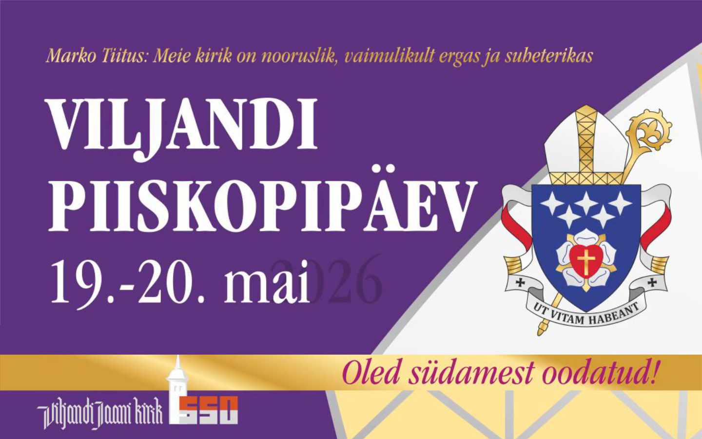 Piiskop pakub linnarahvale pannkooke ja kutsub kirikut värvima