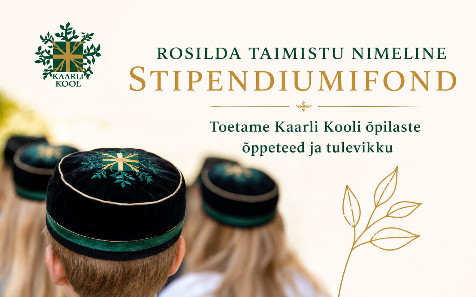 Kaarli Kool asutab õpilaste toetuseks Rosilda Taimistu nimelise stipendiumifondi