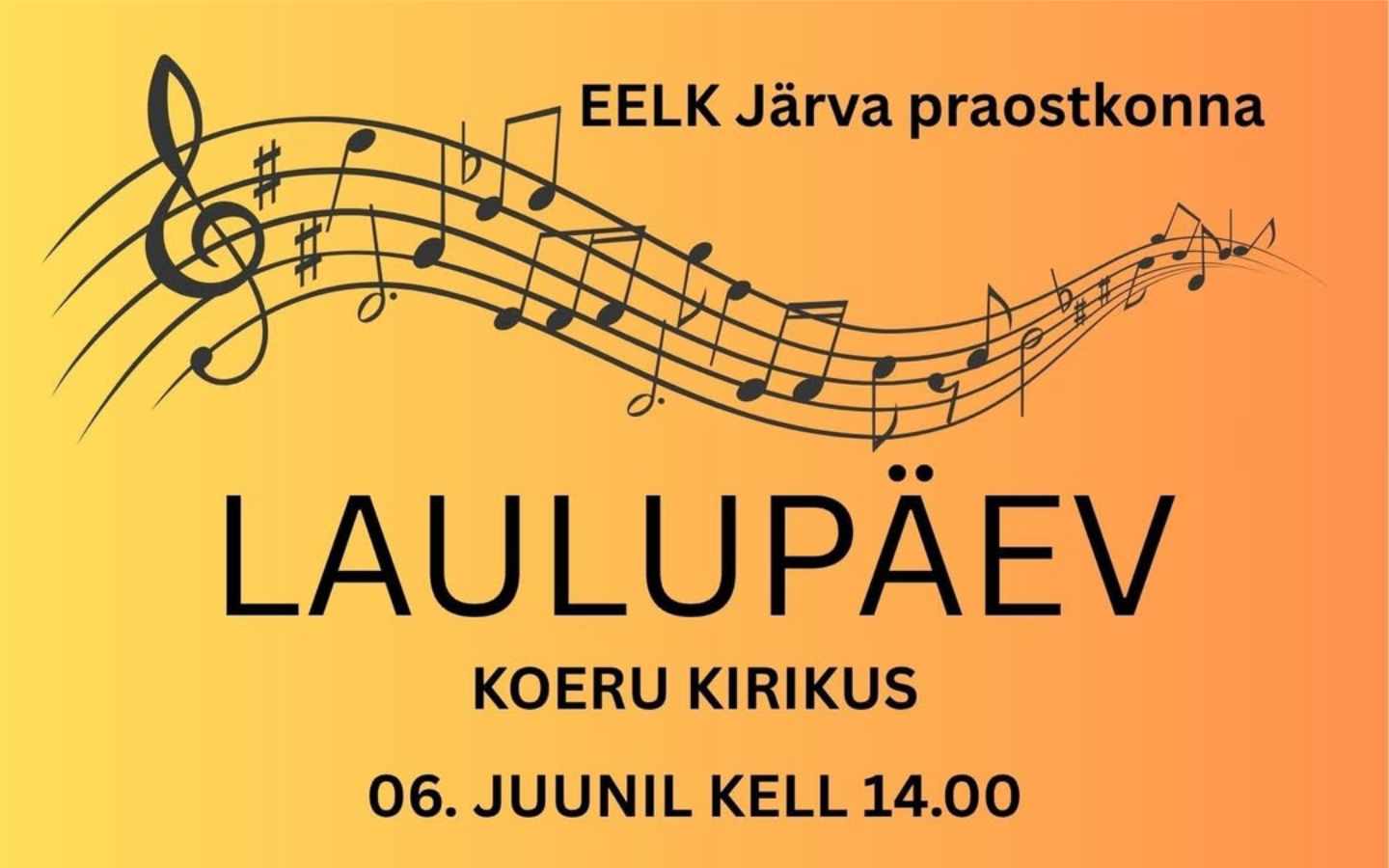 Järva praostkonna vaimulik laulupäev toob Koeru kirikusse ligi saja lauljat Eestist ja Soomest