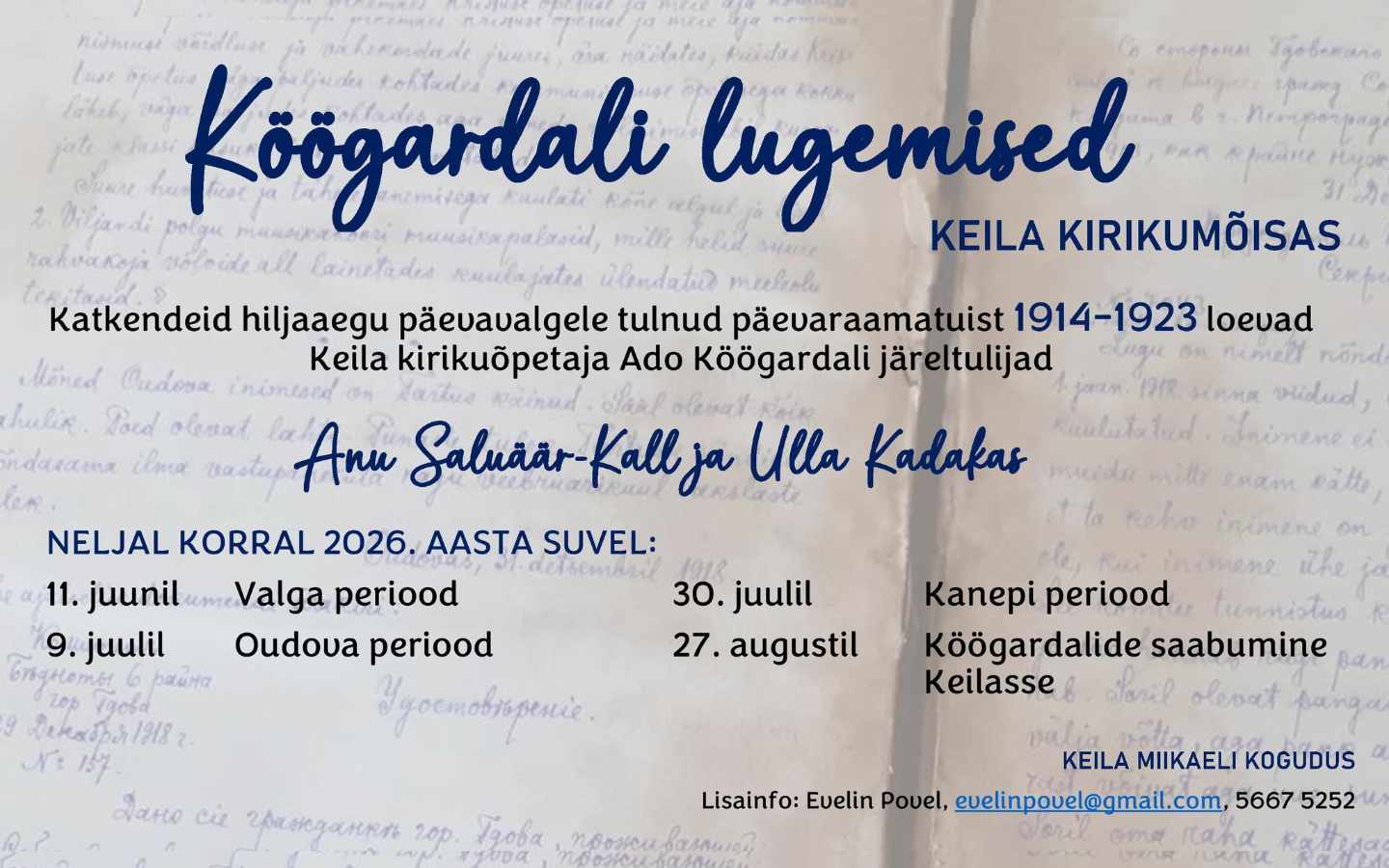 Ado Köögardali seni kadunuks peetud päevaraamatud avavad noore vaimuliku kujunemisloo