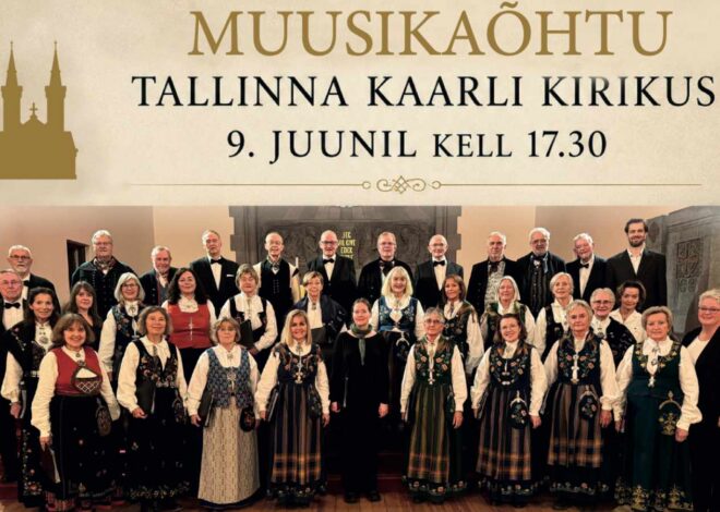 Tallinna Kaarli kirikus kõlab täna Norra ja Eesti koorimuusika (sissepääs prii)