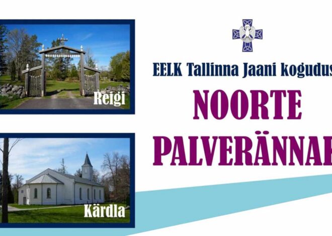 Tallinna Jaani koguduse noorte neljas palverännak suundub Hiiumaale
