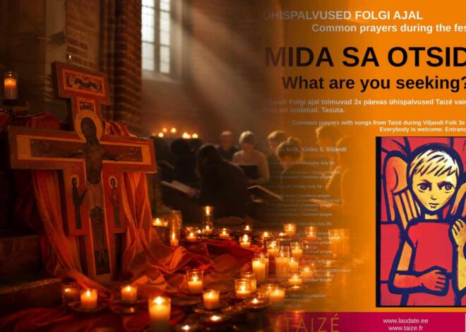 „Mida sa otsid?” – Taizé palvused saadavad Viljandi pärimusmuusika festivali