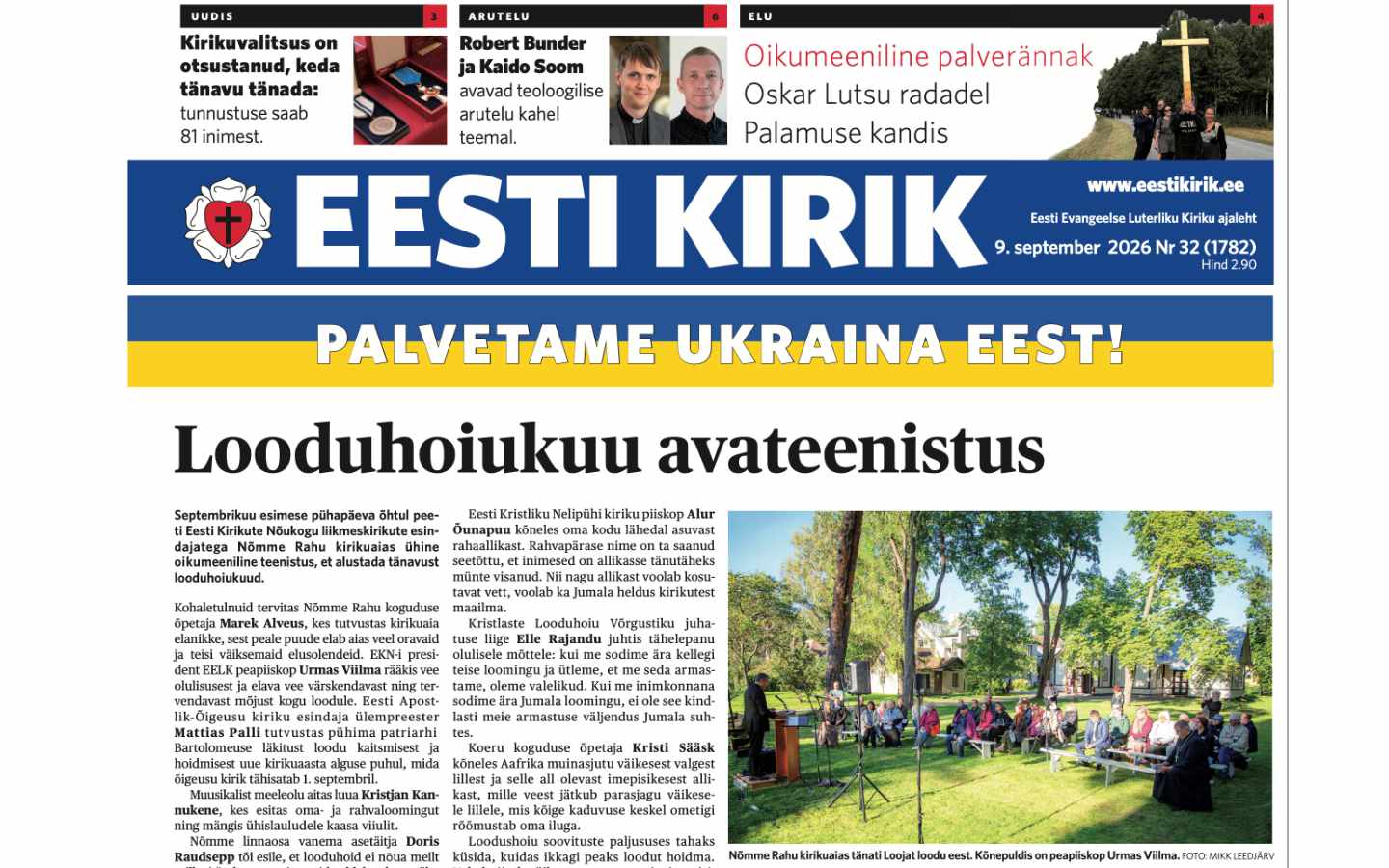 Eesti Kirik 09.09.2026