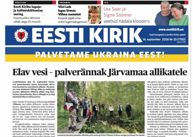 Eesti Kirik 16.09.2026