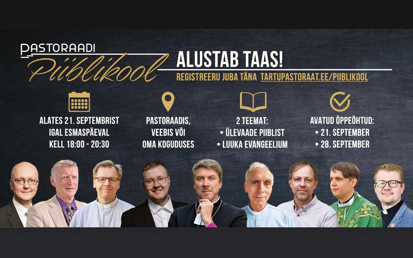 Pastoraadi piiblikool alustab 21. septembril uut õppeaastat