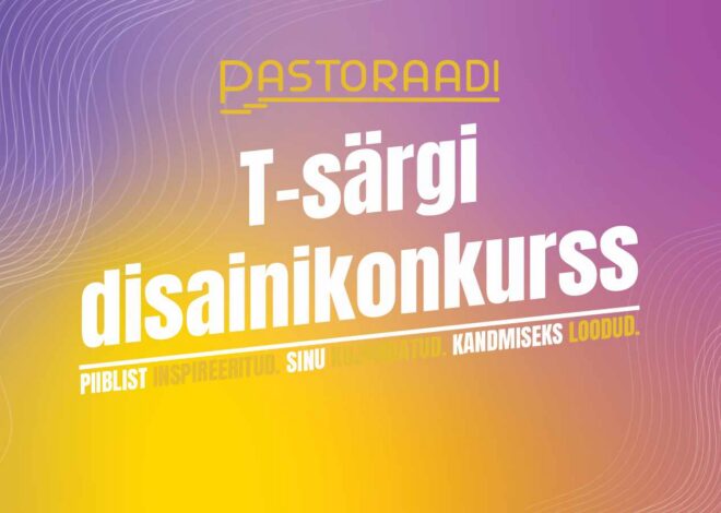 Tartu Pastoraadi T-särgi disainikonkurss ootab noorte kujundusi